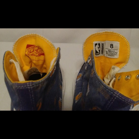 Converse Chuck Taylor 70 hi top LA lakers shoes - Picture 6 of 6